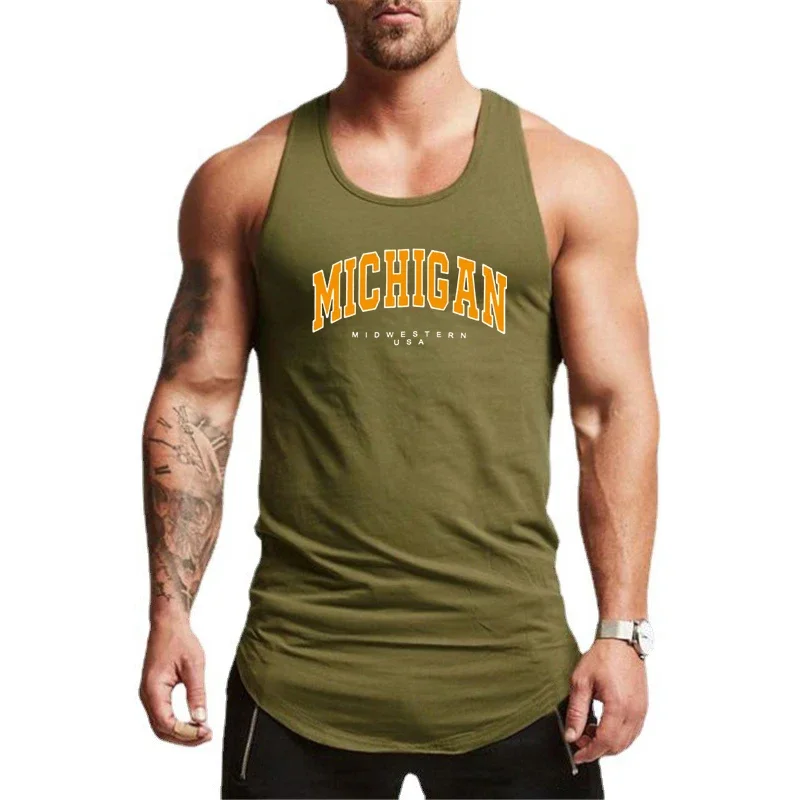 Muscle Tank Tops Summer Fitness - Slika 3