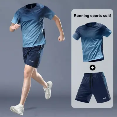 Sportski komplet kratkih rukava za muškarce - Letnja moda