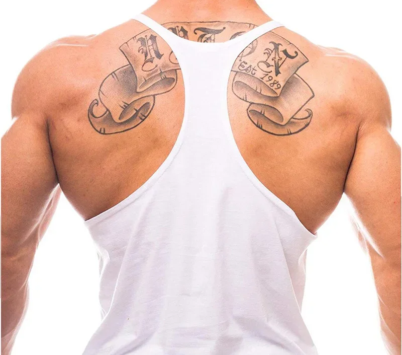 Muscular Bodybuilding Singlet Sports Vest - Slika 3