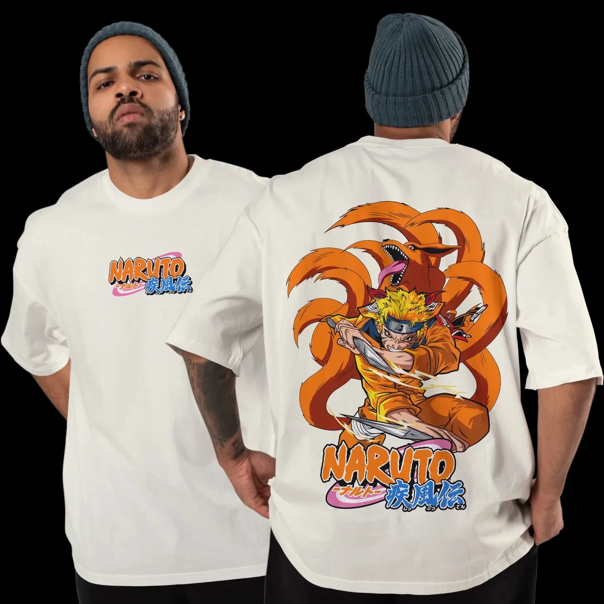 "Kurama Nine-Tails Anime T-Shirt" - Slika 6