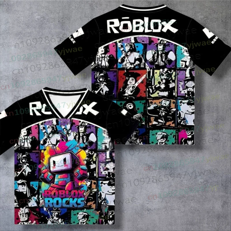 "Letnja dečja majica sa likovima iz Roblox igre" - Slika 2