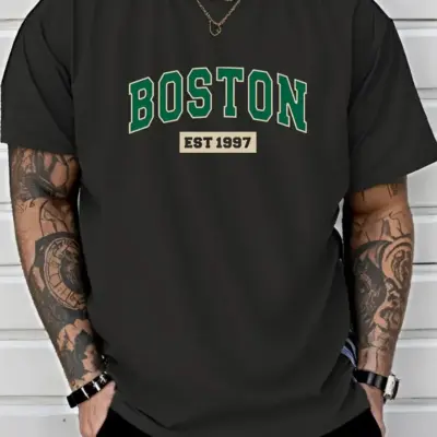 "Letnji kratki rukav T-shirt sa jednostavnim japanskim šarama"
