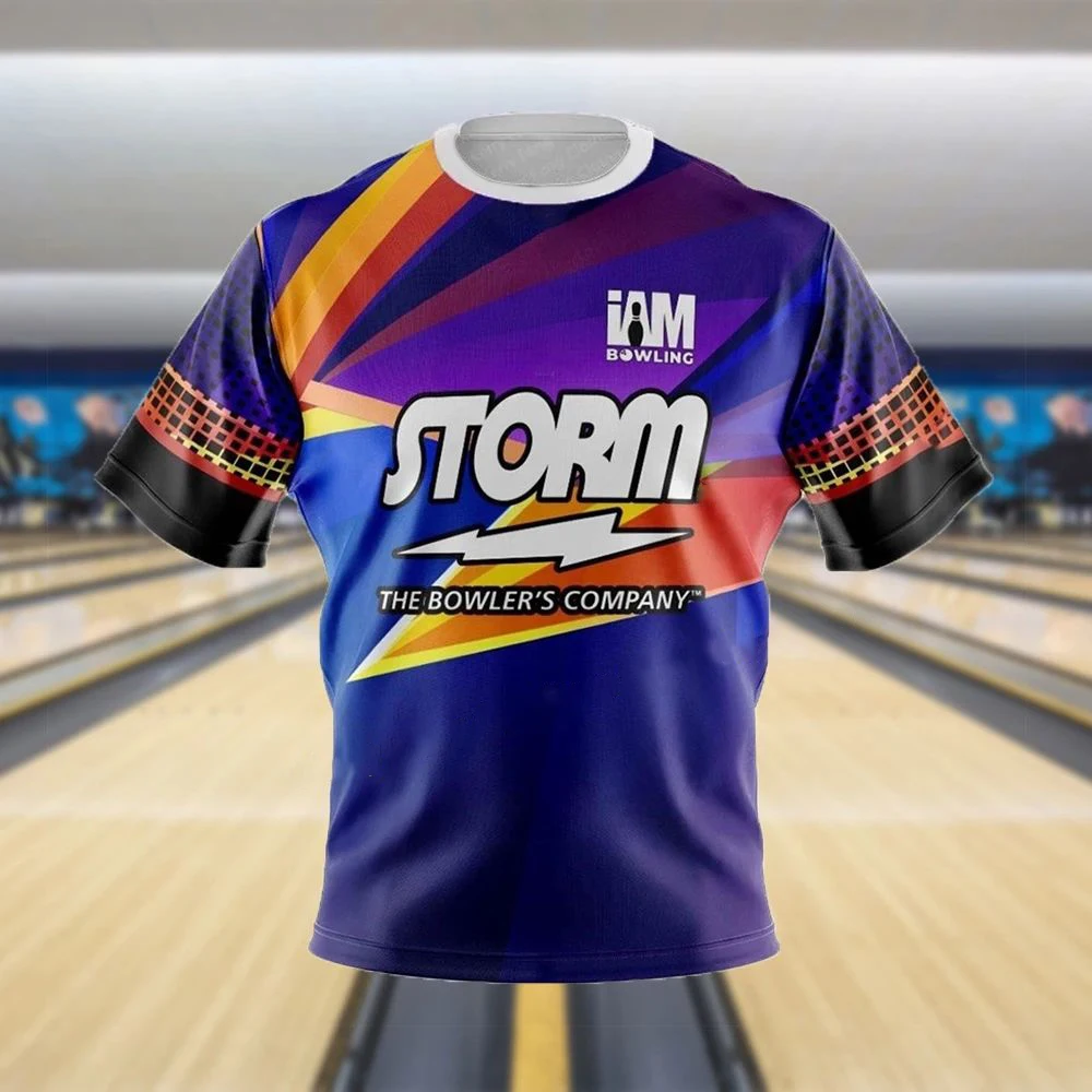 Letnja muška majica za bowling - moderan, udoban, visokokvalitetan. - Slika 2