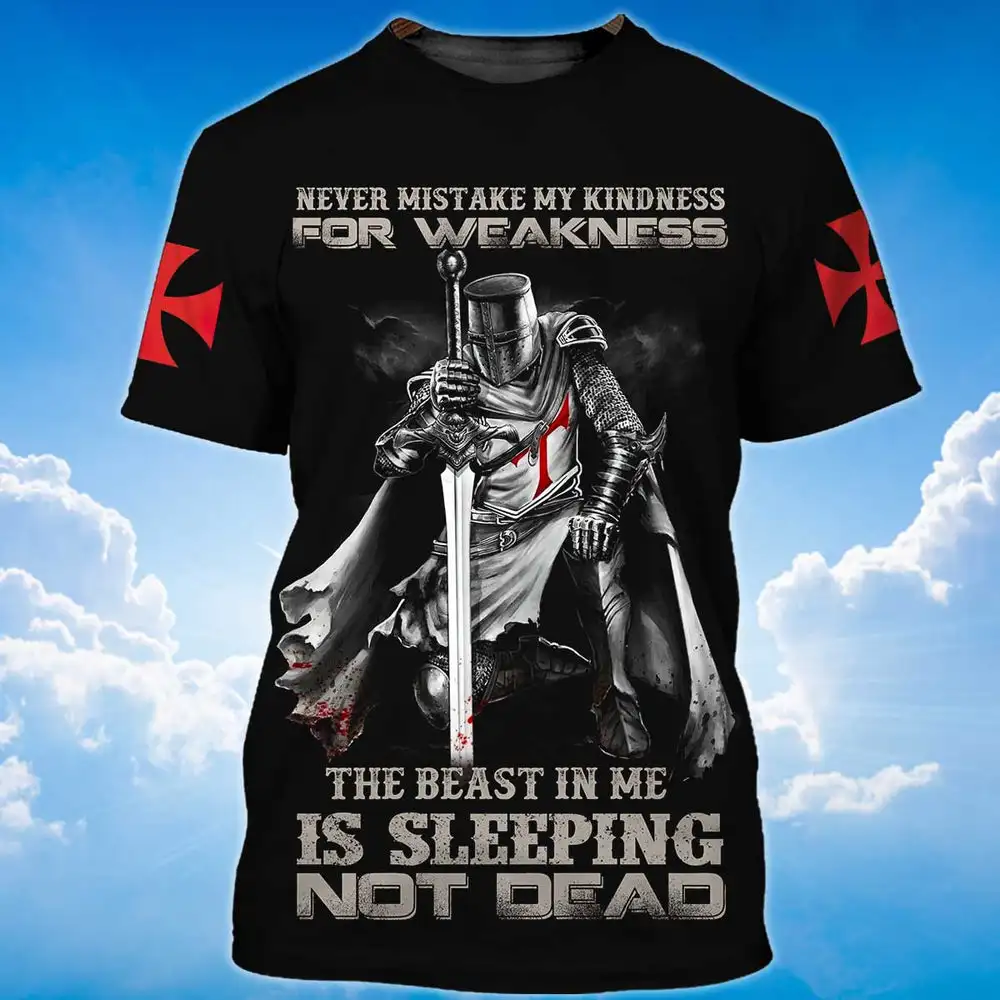 Harajuku 3D Printed Men's T-shirt - Slika 5