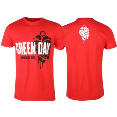 "American Idiot Heart Grenade T-Shirt"