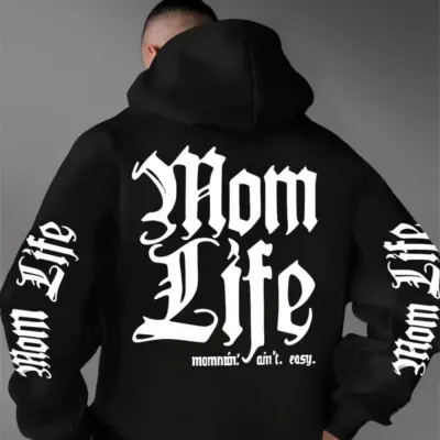 Muška jesenja sportska hoodie majica sa natpisom