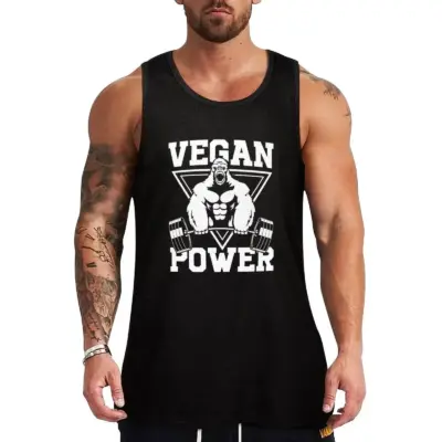 Veganska bodibilding majica za muskarce u teretani