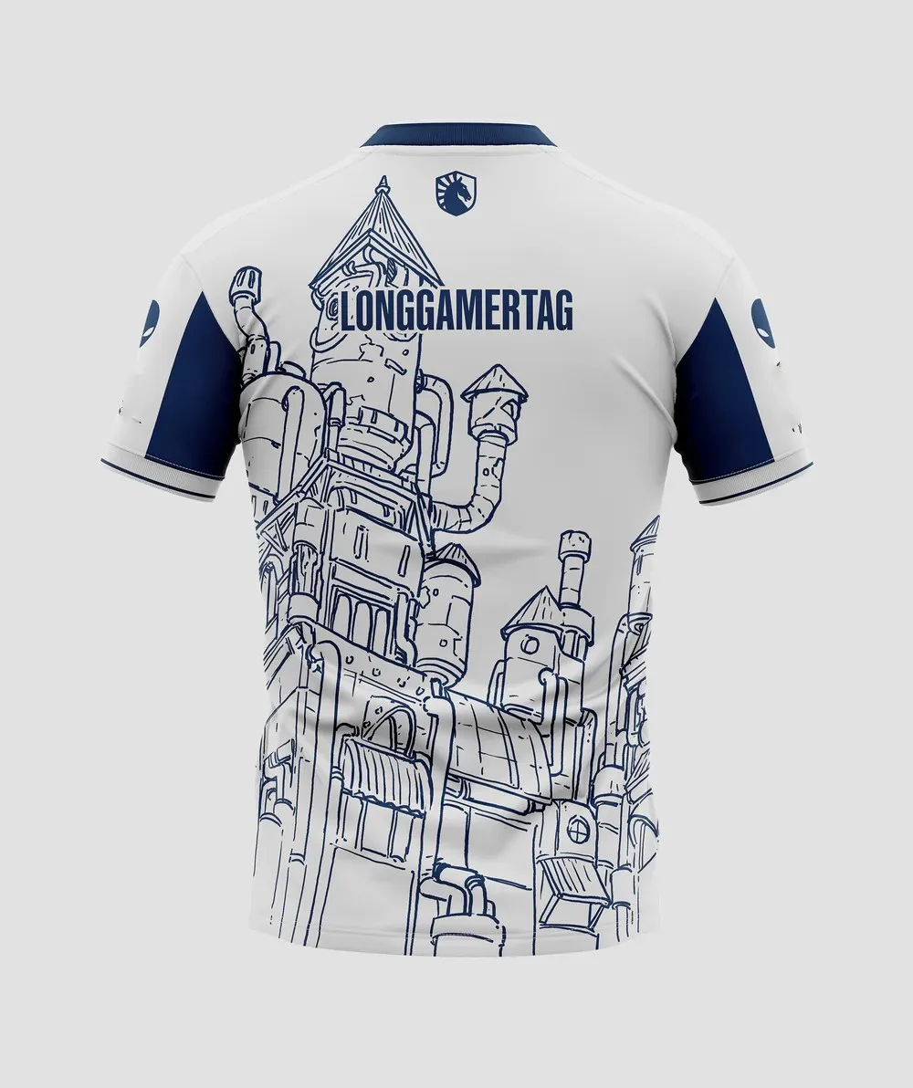 "Liquid Summer V-Neck T-Shirt" - Slika 2
