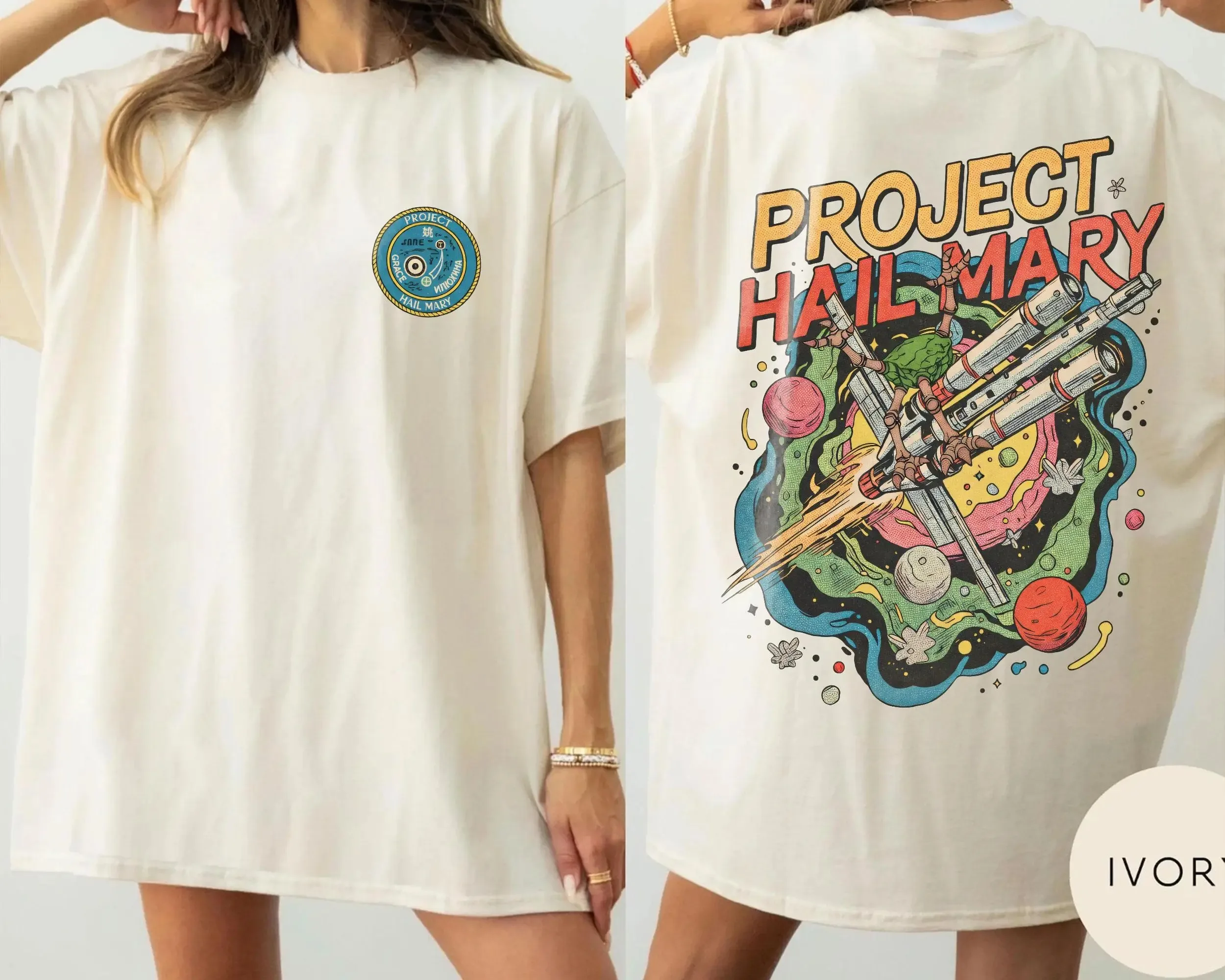 Hail Mary Cotton T-shirt Men/Women: Summer Fashion - Slika 3