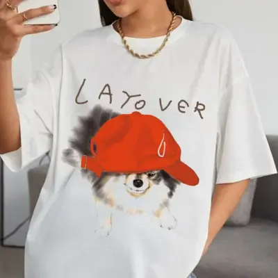 Yeontan V Neck T Shirt.  "Vrckavi V-izrez Yeontan majica"