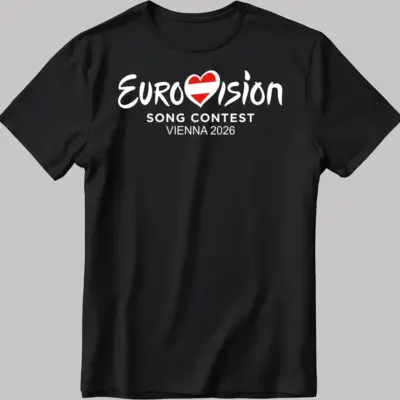 "Letnja pamučna majica Beč Eurosong 2021"