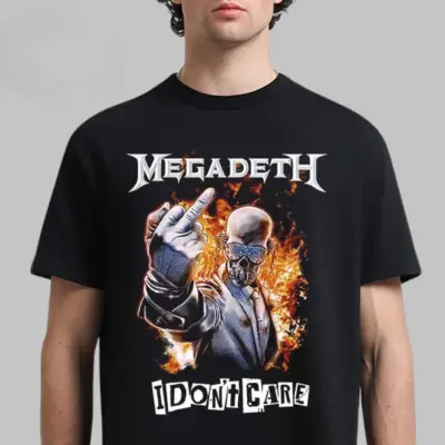 Megadeth Cotton Summer Tee Band Shirt.