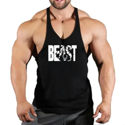 Muscular Bodybuilding Singlet Sports Vest