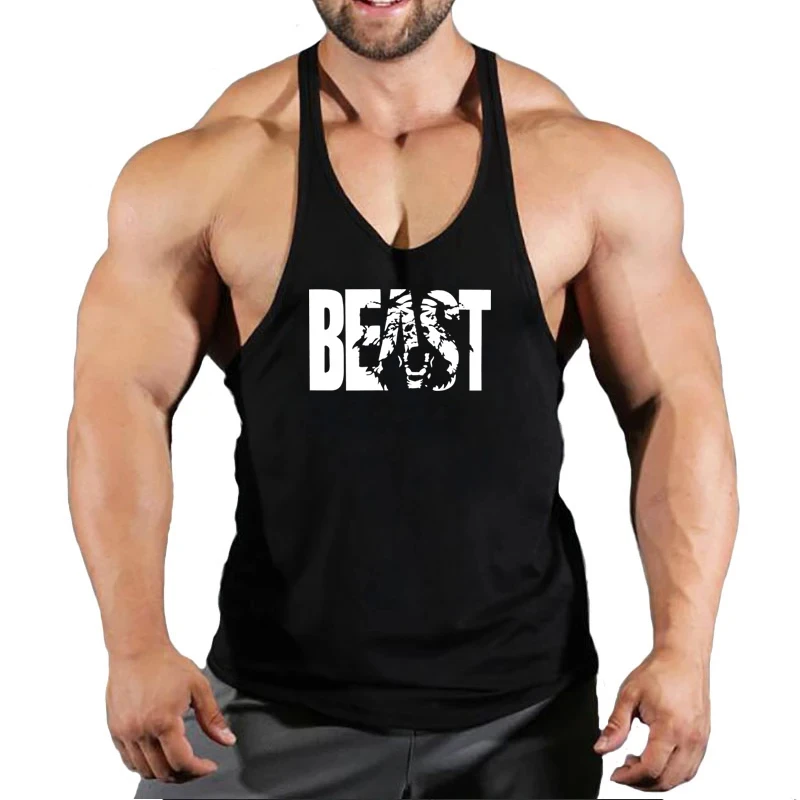 Muscular Bodybuilding Singlet Sports Vest