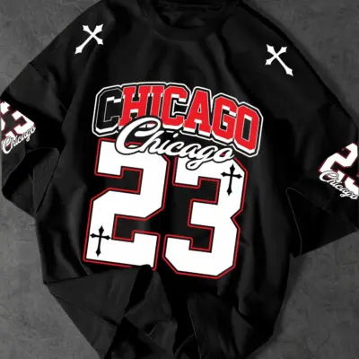 Gothic Streetwear Long Sleeve T-Shirt Men Graphic Tee