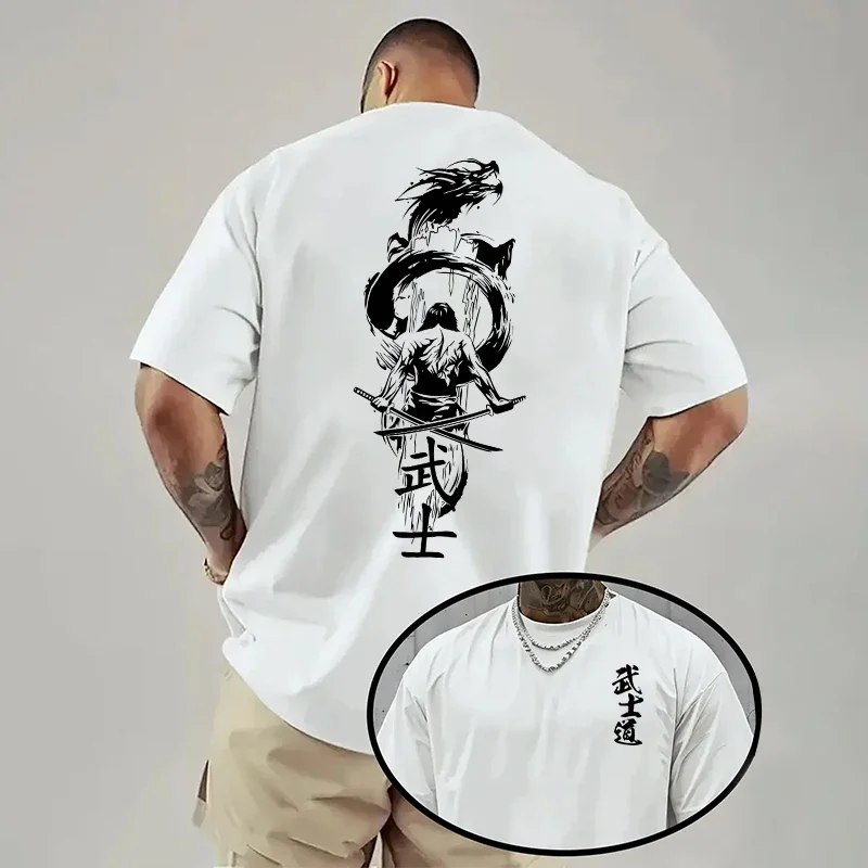 "Bushido T-shirt za leto - udobna pamučna majica za svaki dan" - Slika 4