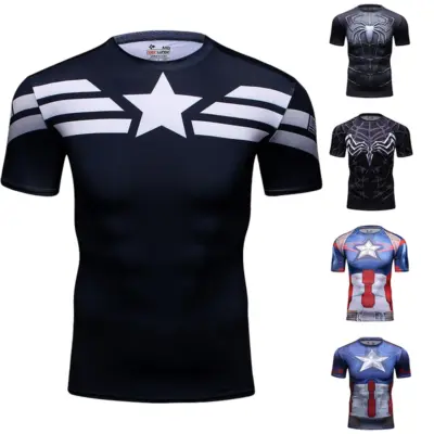 Marvel 3D Compression T-Shirt