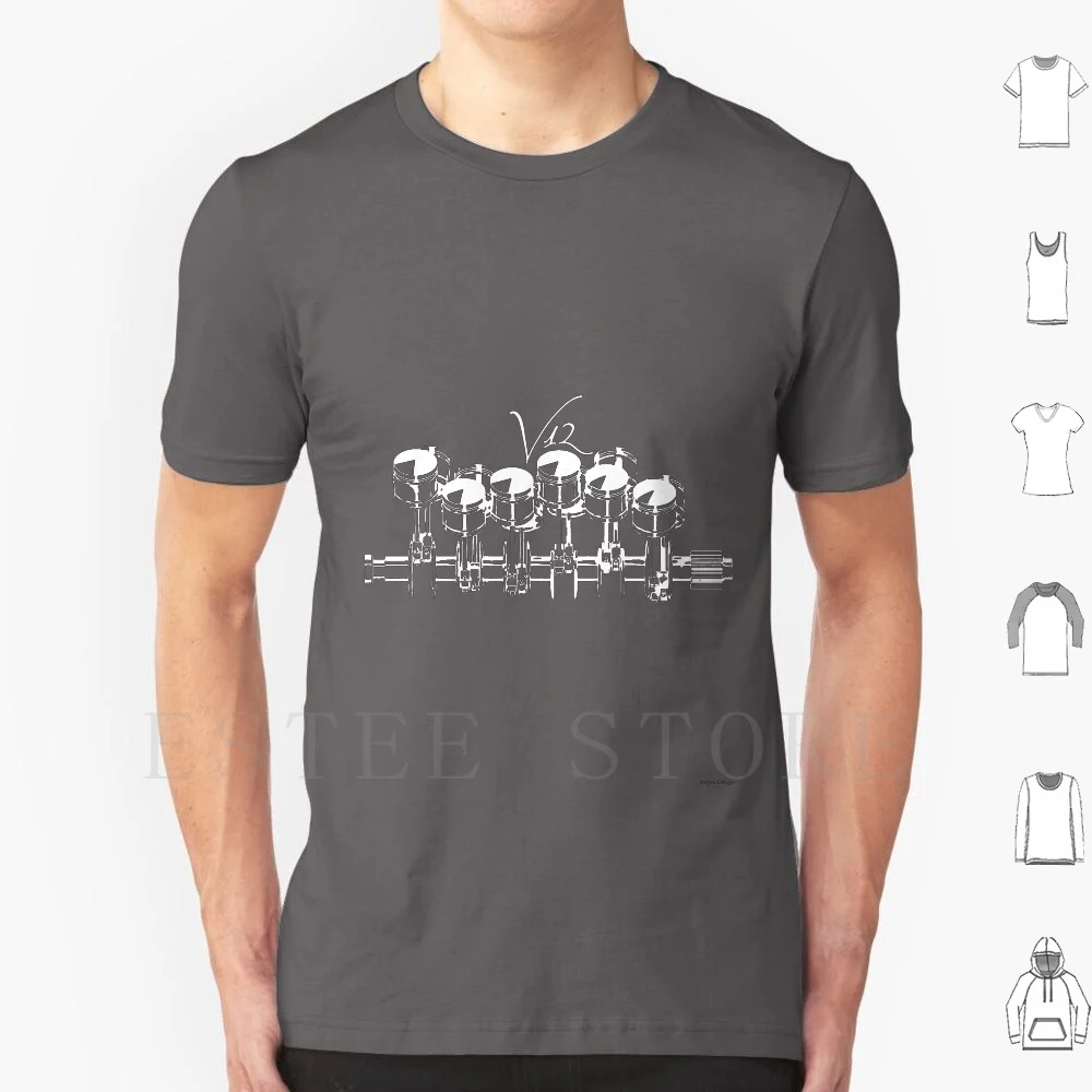 12 "V12 Men's Cotton T-Shirt"