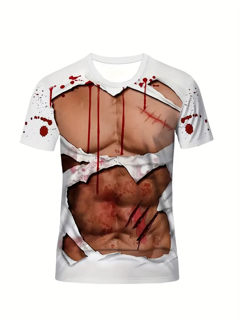Smiješna 3D štampa majica za muškarce. - Slika 3