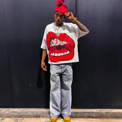 Retro Streetwear Oversized T-Shirt