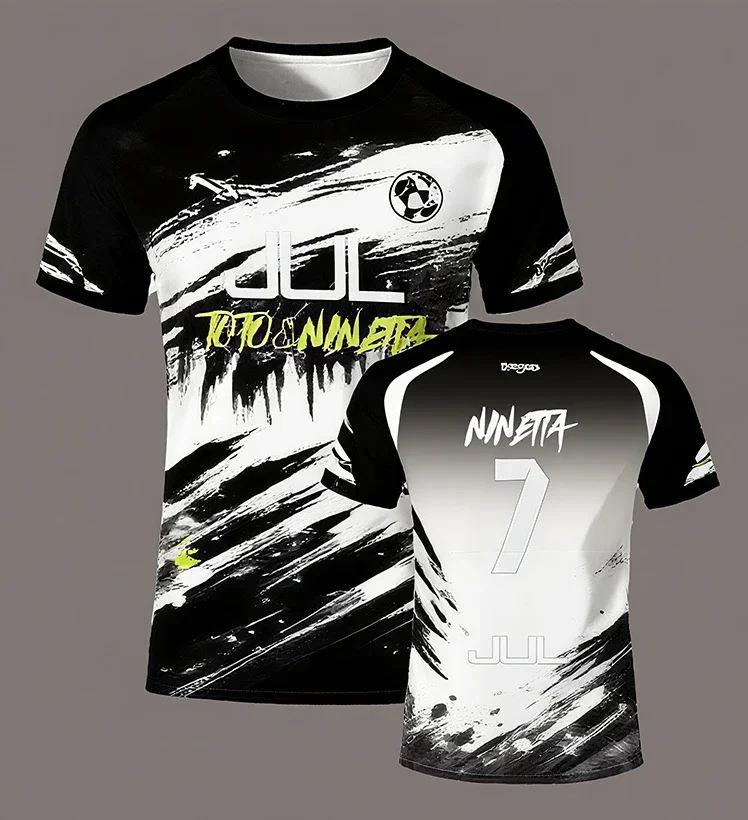 Sporty 3D Quick-Dry Football Tee