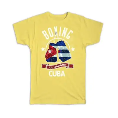 Cuban Boxer Flag T-Shirt Sport