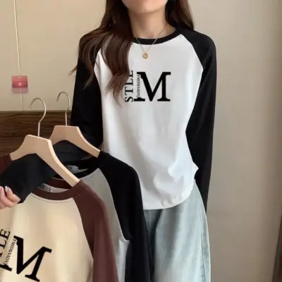 Vintage Fashion Letters Print T-shirt