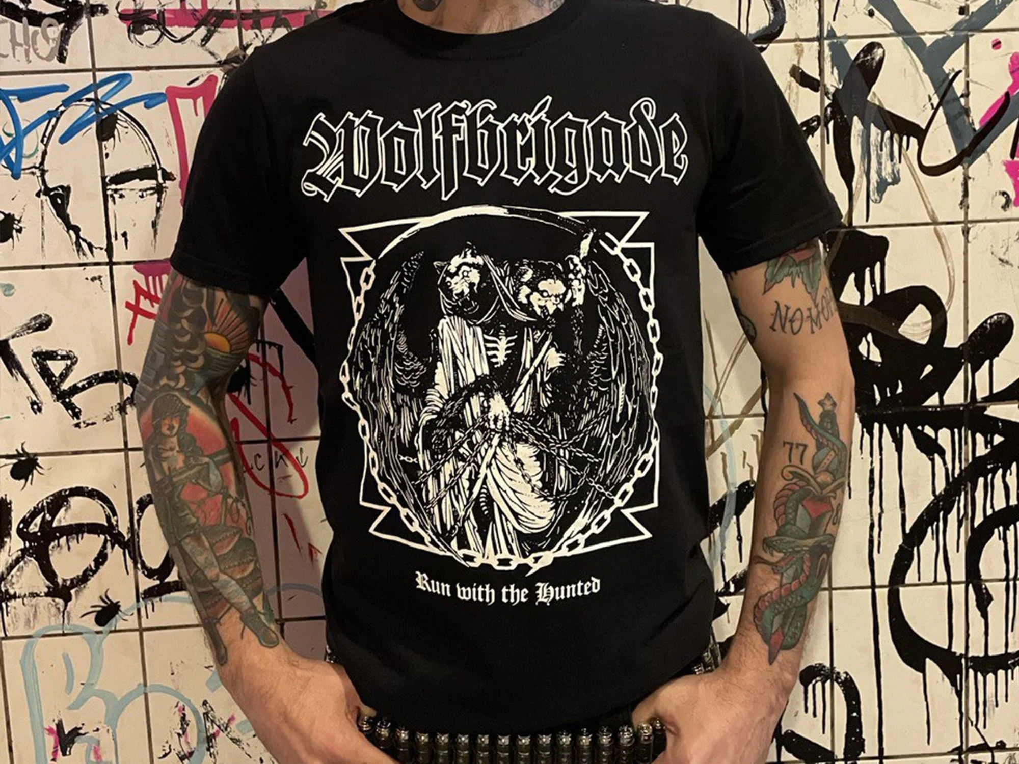 Wolfbrigade Run Hunted T-Shirt
