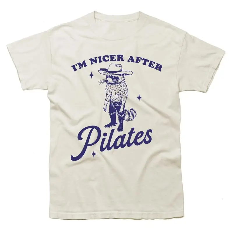 Pilates T Shirt - Smesne Majice za Fitnes Instruktore