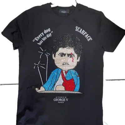 "Pariski George V muški Scarface majica 2XL"