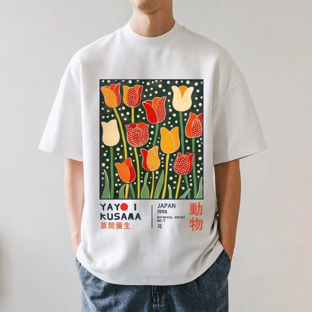 "Letnja cvetna majica Yayoi Kusama" - Slika 4