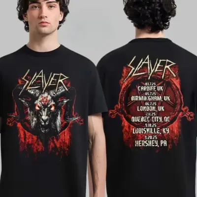 .  Slayer Tour Skull T-Shirt