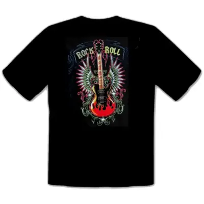 1  Guitar Flames T-Shirt