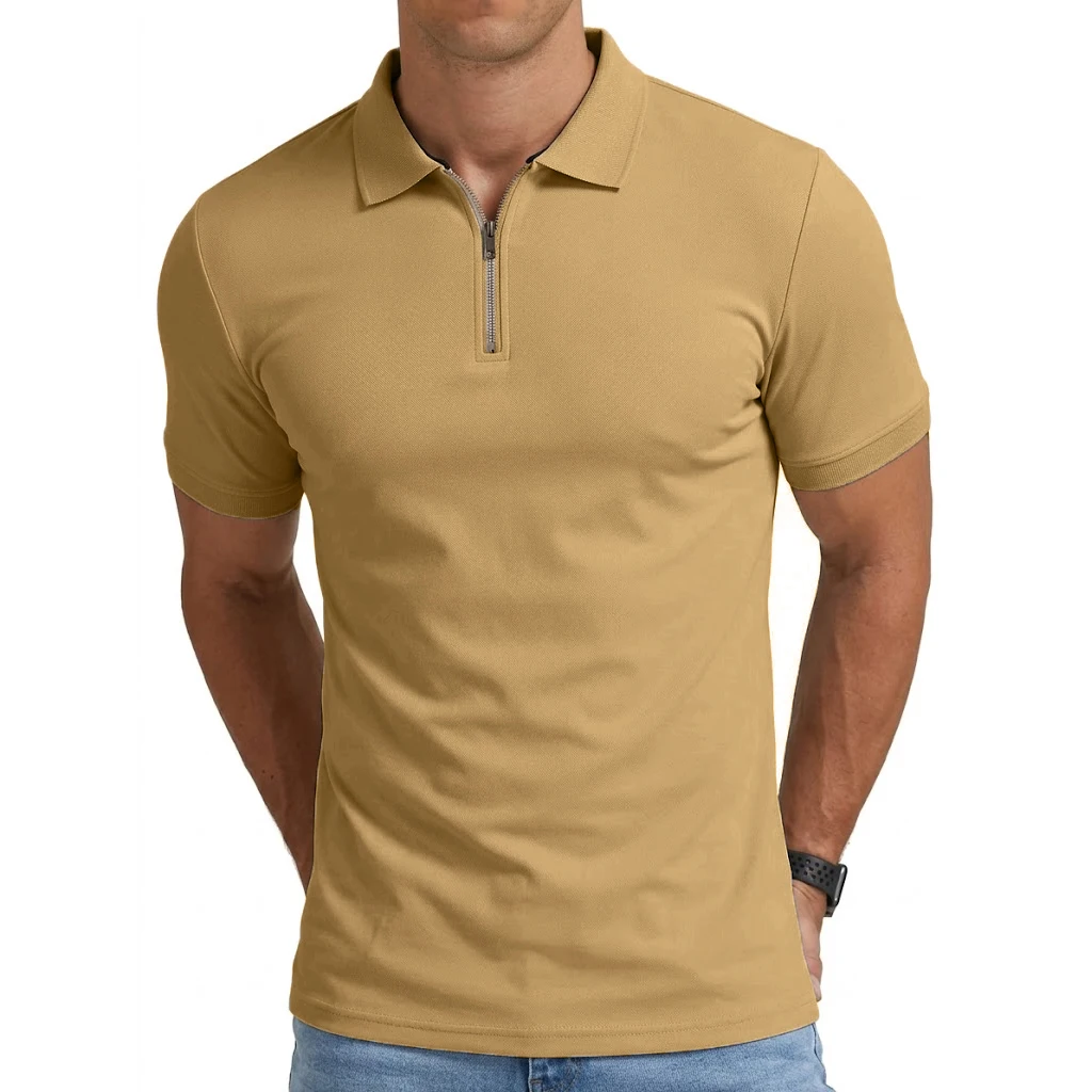 Mens Short Sleeve Football Jersey Polo - Slika 5