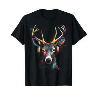 "Vintage Deer Music T-Shirt"