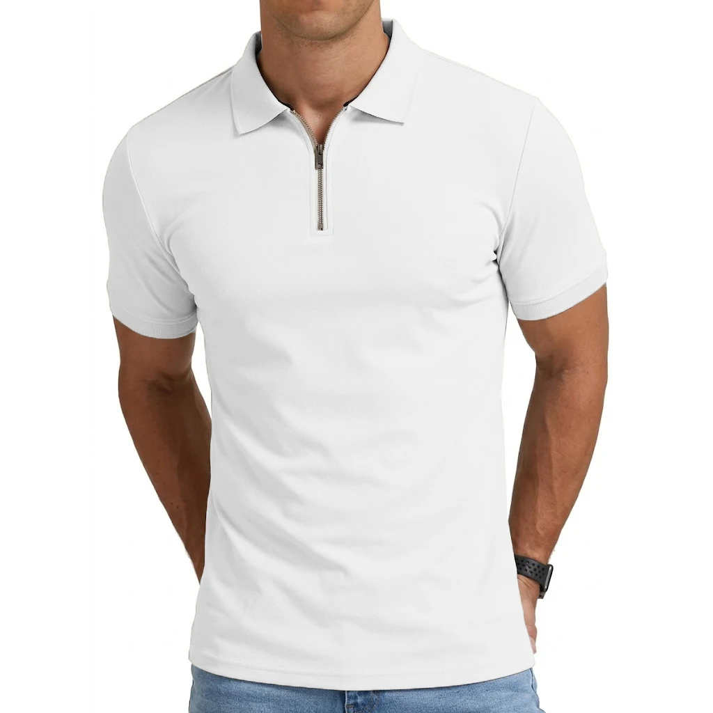 Mens Short Sleeve Football Jersey Polo - Slika 2